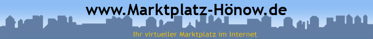 www.Marktplatz-Hönow.de